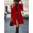 Double Breasted Trench Coat, Elegant Lapel Long Sleeve Outerwear, Women's Clothing