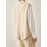 Solid Cable Knit Sweater Vest, Versatile Sleeveless Sweater For Fall & Winter, Women's Clothing