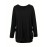 Solid Pocket Crew Neck T-Shirt, Casual Long Sleeve Top For Spring & Fall, Women's Clothing