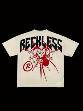 Spider-Man & Letter Print Crew Neck T-Shirt, Casual Short Sleeve Knitting T-Shirt For Every Day, Women's Clothing