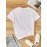 Cute Cat Print T-shirt, Short Sleeve Crew Neck Casual Top For Summer & Spring, Women's Clothing