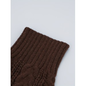 Solid Notched Neck Pullover Sweater, Casual Long Sleeve Sweater For Fall & Winter, Women's Clothing