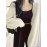 Cropped Solid Knit Sweater, Open Front Long Sleeve Sweater, Women's Clothing