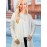 Cross Graphic Print Open Front Cardigan, Casual Long Sleeve Cardigan For Spring & Fall, Women's Clothing