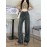 Loose Fit Washed Baggy Jeans, Loose Fit Non-Stretch Wide Legs Jeans, Women's Denim Jeans & Clothing